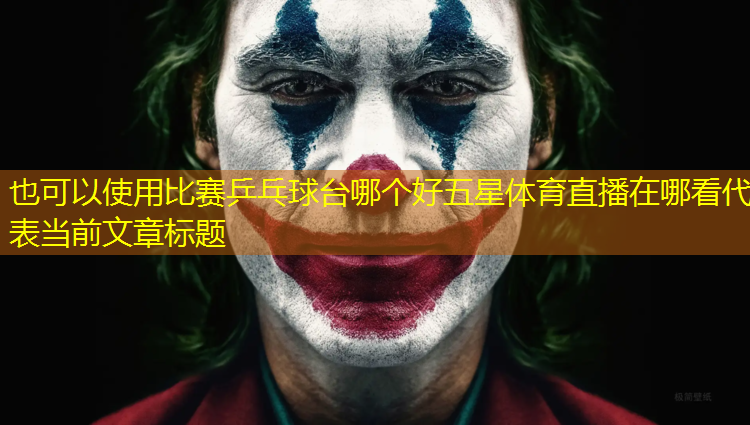 比赛乒乓球台哪个好五星体育直播在哪看